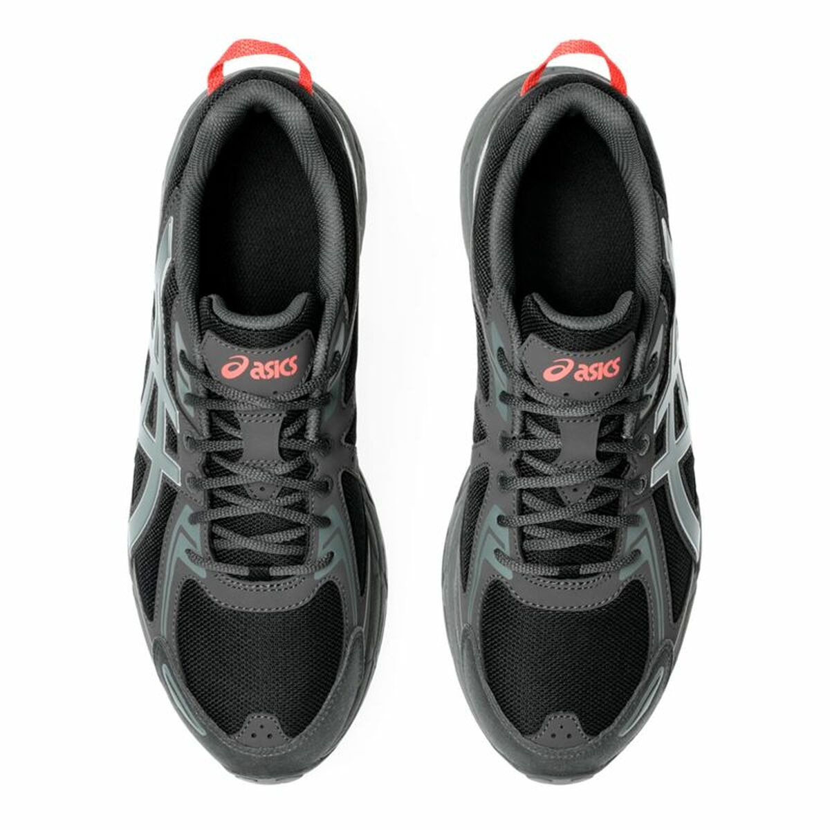 Walking Shoes for Men Asics Gel-Venture 6 Black Grey-2