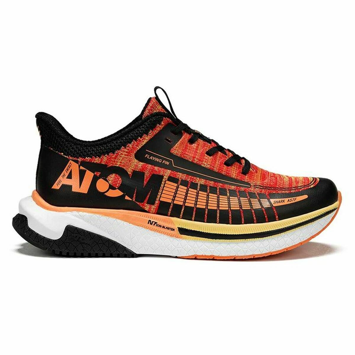 Running Shoes for Adults Atom AT130 Orange Black Men-7