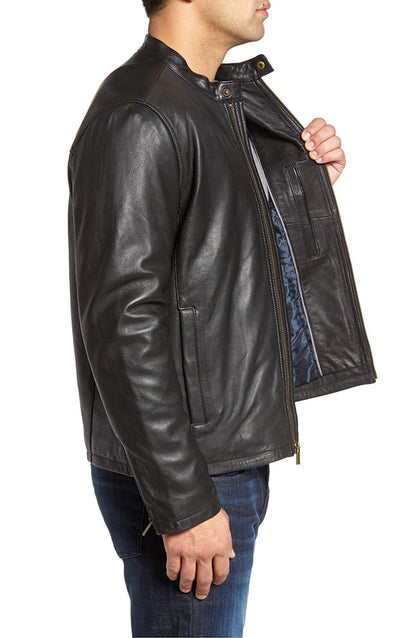 Killian Mens Sheep Leather Jacket Big and Tall - Clearance