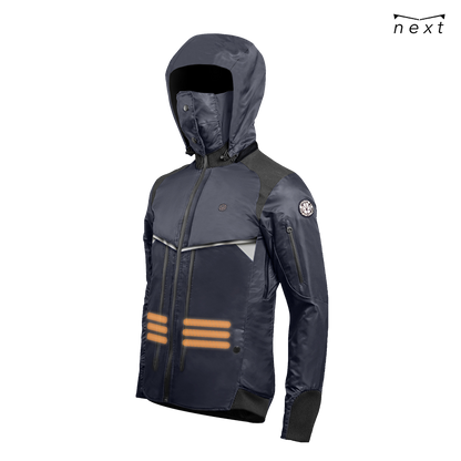 HOMI Next 2.0 Heated Jacket - Black / Navy / Green