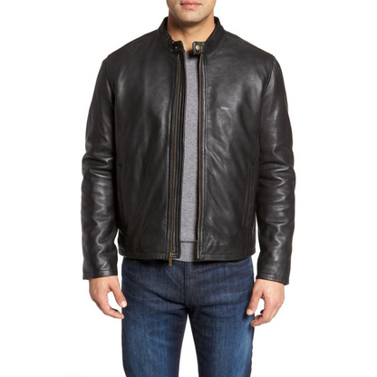 Killian Mens Sheep Leather Jacket Big and Tall - Clearance