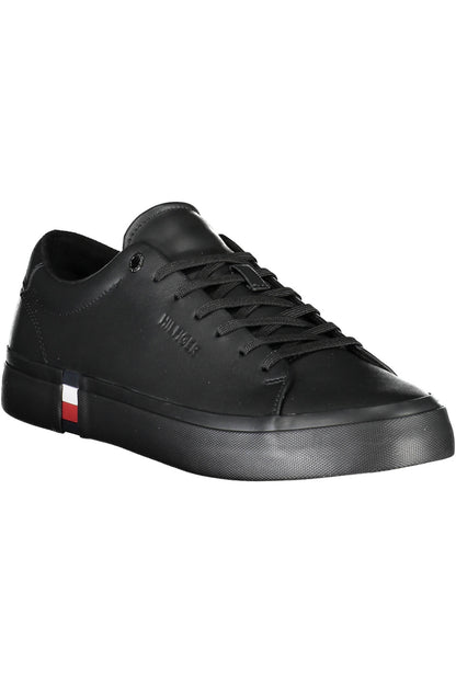 TOMMY HILFIGER BLACK MAN SPORT SHOES-1